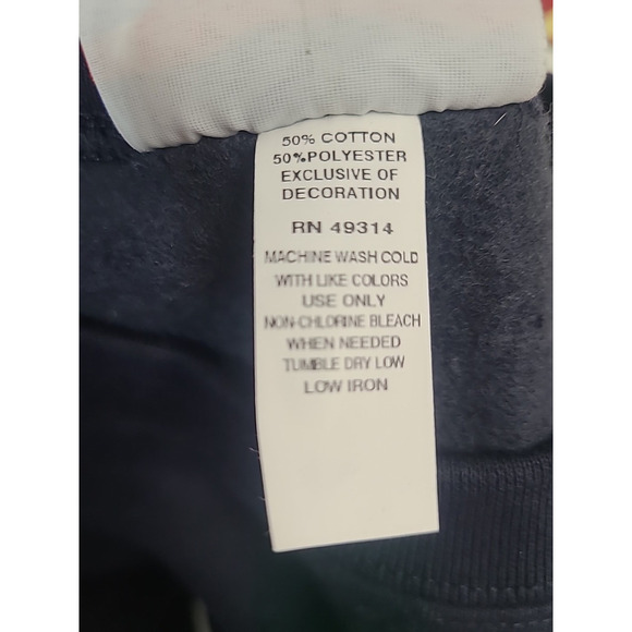 Champion ODU Old Dominion University Alumni Sweatshirt Men's XL Navy Blue White - Picture 6 of 6